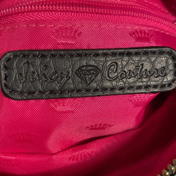 Juicy Couture black double zippered clutch. - Picture 5 of 8